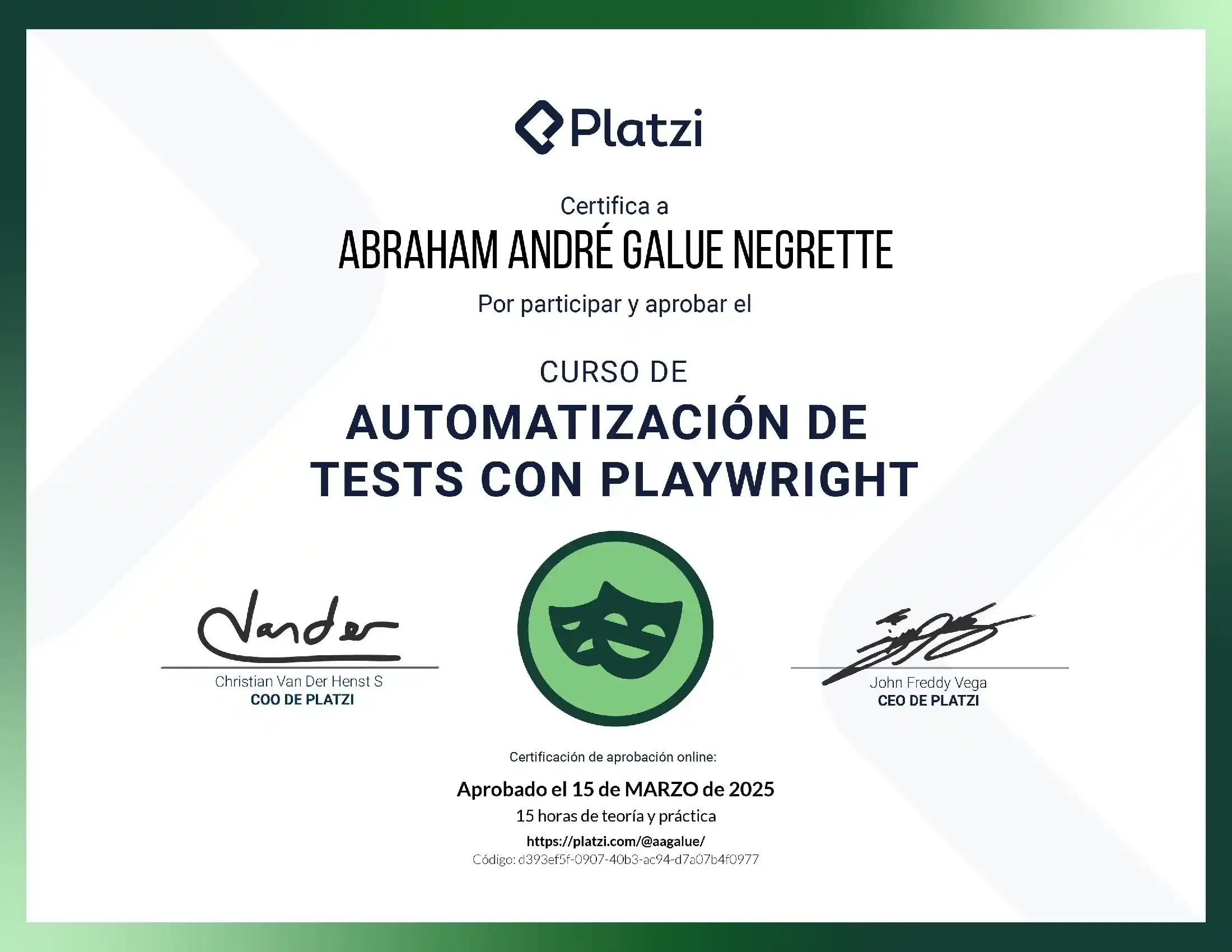 Vista previa de Automatización de tests con Playwright
