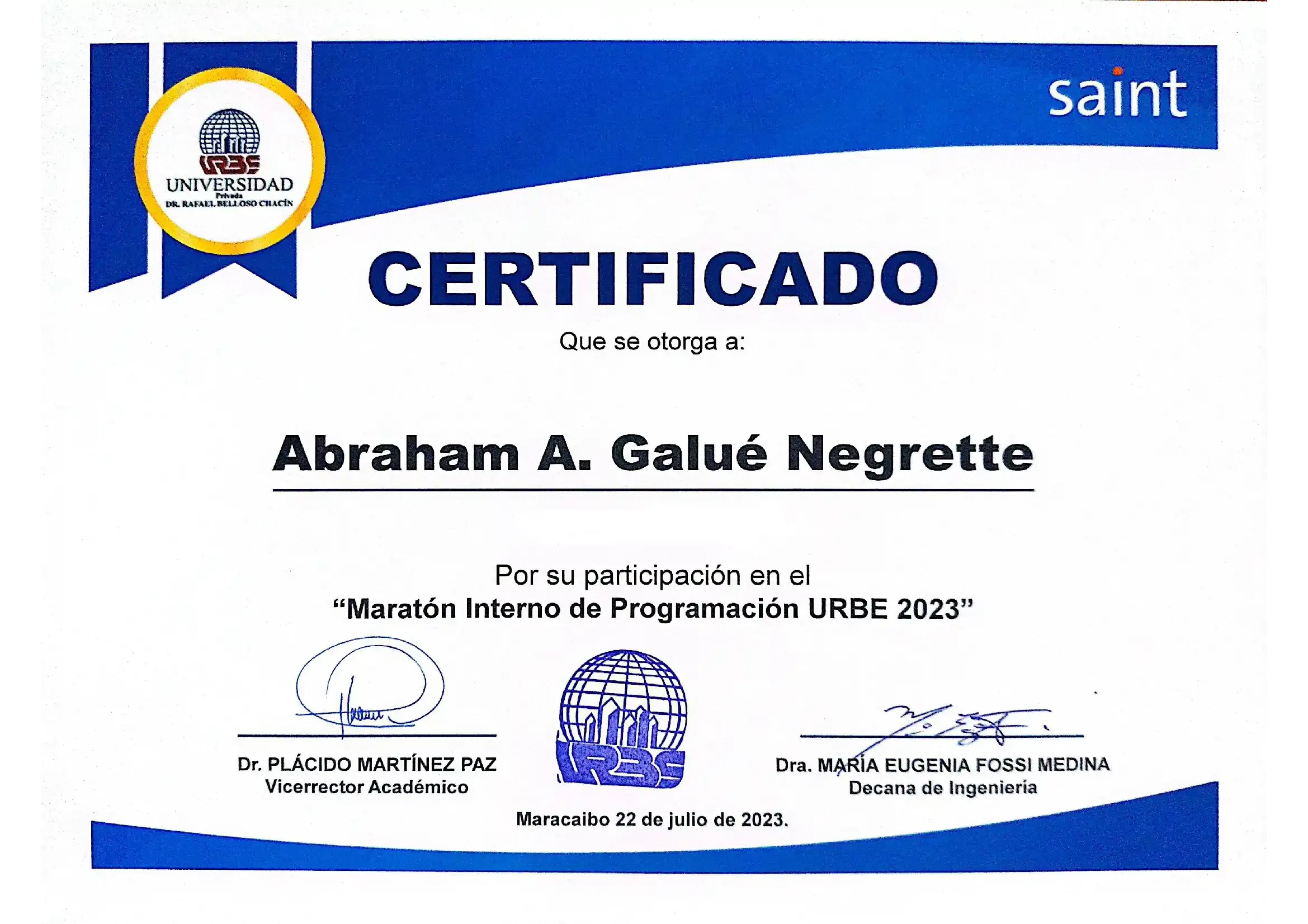 Vista previa de Maratón Interno de Programación URBE 2023