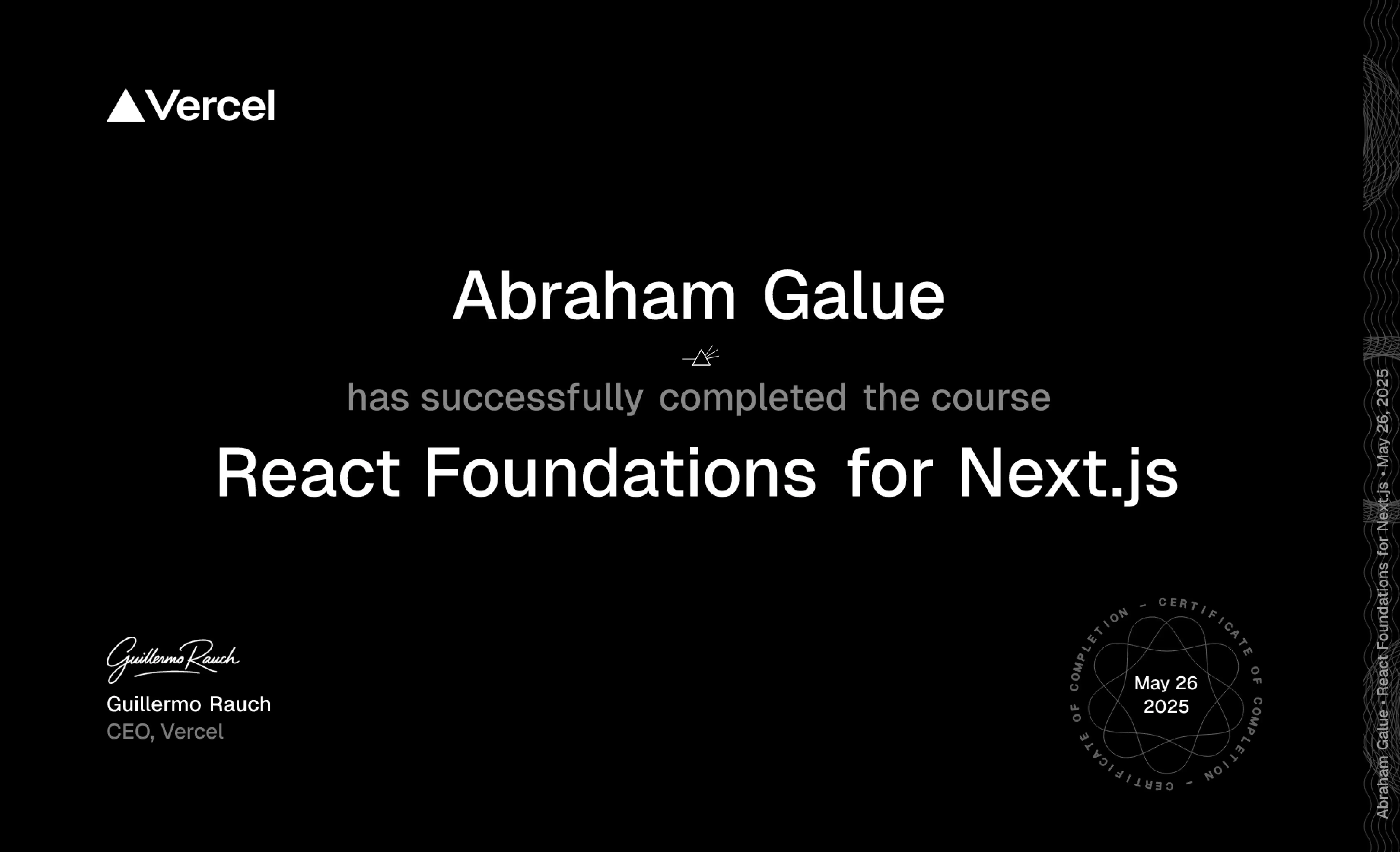 Vista previa de React Foundations for Next.js